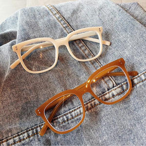 Qianai Gafas anti luz azul para mujer, montura completa rectangular, lentes Ac con inserción de metal, estilo retro, sin prescripción médica - Product Image 2