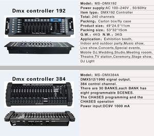 Controlador DMX 240 para luz LED de escenario, discoteca, <span class=keywords><strong>DJ</strong></span> - Product Image 5