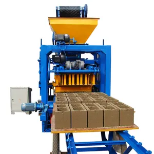 Earthen Pakistan Logo 4-40 Vacuum Turkish Mud Brick Making Machine For Sale Earthen