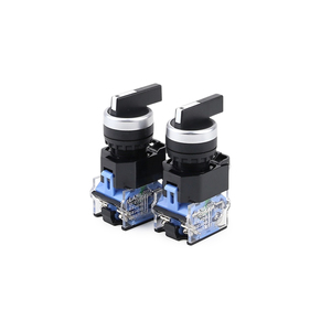 LA38-11XB3-B Black Stay Put Handle Direct Rotary Selector <strong>Knob</strong> 1NO 1NC Emergency Stop 3 Position Selector Push Button Switch - Product Image 6