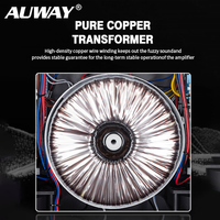 AUWAY Açık Hava Konser Güç Amplifikatörü 18 inç Subwoofer ve 15 inç Hoparlörler için TD2100 TD Serisi 90~230V