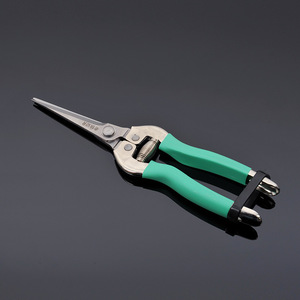 Tijeras de podar dobles de pino de 85 mm, de acero inoxidable, con cabeza recta y estructura de mariposa, herramienta de jardinería para recolección de frutas y uvas - Product Image 1