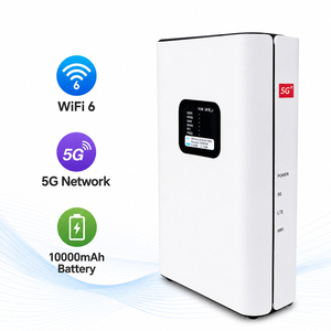 Router WiFi 6 OLAX G5080 5G CPE 1800Mbps 3000mbps, Batería de 10000mAh, Doble <span class=keywords><strong>SIM</strong></span>, Desbloqueado, Router WiFi 4G LTE 5G para el Hogar, Oficina, SOHO - Product Image 1