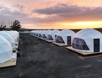 Dôme géodésique de luxe de 12m et 20m de diamètre pour camping, tente sphérique Coody Starry Sky pour événements en extérieur, à vendre