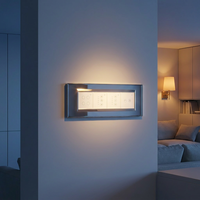 Interrupteur mural modulaire intelligent Niva, personnalisation OEM d'usine, interrupteurs multi-usages standard pour la maison, panneau en verre trempé