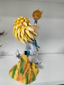 30cm Anime in PVC <span class=keywords><strong>Dragon</strong></span> <span class=keywords><strong>ball</strong></span> Figure GK Super Saiyan <span class=keywords><strong>3</strong></span> Gotenks Action Figure giocattolo cartone animato per la decorazione del Desktop modello di collezione - Product Image 5