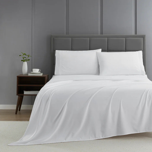 Draps blancs pour hôtel, ensemble <span class=keywords><strong>de</strong></span> draps <span class=keywords><strong>de</strong></span> <span class=keywords><strong>lit</strong></span> blancs pour hôtel, linge <span class=keywords><strong>de</strong></span> <span class=keywords><strong>lit</strong></span> blanc pour hôtel - Product Image 2