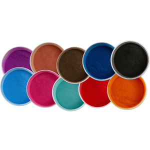 RAL Nâu kim loại vàng nhăn kết cấu rắn Polyester nhựa sơn tĩnh điện sơn cho công cụ phần cứng - Product Image 3