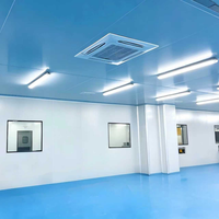 Sala de Operaciones Modular con Certificación ISO para Sistema de Cuarto Limpio, con Paneles Sándwich, Puerta de Acero y Ventanas Limpias