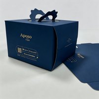 Boîte cadeau haut de gamme avec effet dorure à chaud, emballage en carton doré, impression couleur UV pour pâtisserie, boîte en papier de qualité alimentaire