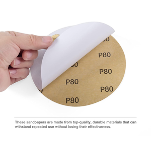 1000 disques <span class=keywords><strong>de</strong></span> ponçage PSA 6 pouces 40 60 80 100 120 grain idéal pour le bois, le métal et le <span class=keywords><strong>papier</strong></span> <span class=keywords><strong>de</strong></span> <span class=keywords><strong>verre</strong></span> collant pour le ponçage automobile - Product Image 3