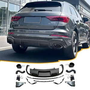 Diffuseur arrière style <span class=keywords><strong>RSQ3</strong></span> avec embouts d'échappement pour Q3 F3 SUV <span class=keywords><strong>Sportback</strong></span> 2019-2024 en matériau PP - <span class=keywords><strong>Prix</strong></span> usine - Product Image 1