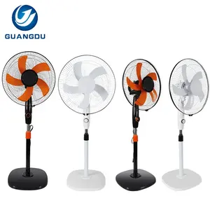 Ventilador de ventilación de plástico con ahorro de energía, aspas de viento eléctricas, ventilador de pie de 55W y 16 pulgadas