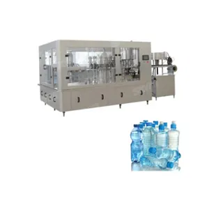 Full Automatic Trouble Free Rotary Pet Plastic Small Mini Bottle Table Mineral Pure Water Washing Bottling Capping Machine