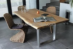 Popular Modern Square Brushed Stainless Steel <b>Table</b> <b>Legs</b> for Coffee Dining <b>Tables</b> Hospital & Hotel Use - Product Image 6