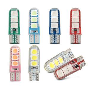 Super lumineux 12V T10 W5W LED voiture ampoule 6SMD <span class=keywords><strong>clignotant</strong></span> pour intérieur dôme lecture plaque d'immatriculation en blanc bleu rouge - Product Image 2
