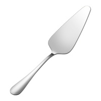 Coupe-gâteau et trancheuse à pizza en acier inoxydable à bord dentelé pour cuisine, restaurant, mariage, fête d'anniversaire, spatule