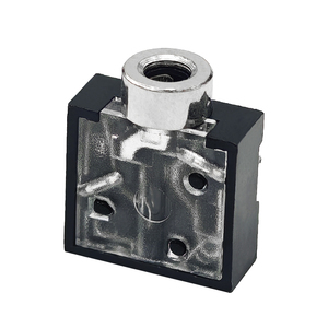 Gốc vít Brass Miệng ổ cắm 5pin âm thanh Ổ cắm cáp góc <span class=keywords><strong>Dip</strong></span> loại đa chức năng <span class=keywords><strong>2.5</strong></span> tai nghe <span class=keywords><strong>Jack</strong></span> Adapter kết nối pj20040 - Product Image 4