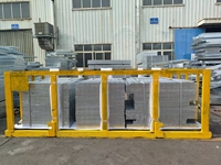 Grille de drainage galvanisée robuste pour allées et parkings