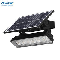 Projecteur solaire LED extérieur étanche IP65 0,9W 800lm pour jardin, allée, chemin, avec piquet et angle de faisceau de 68°
