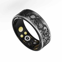 Bague Intelligente en Titane NFC pour Paiement, Programmable, Étanche, Connectée, Suivi de Santé, Puce Téléphonique