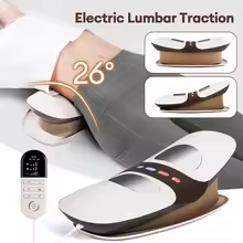 Alat Pijat Pinggang Elektrik 2026 untuk Meredakan Nyeri Punggung Bawah, Perangkat Traksi Lumbal dengan Panas dan Traksi Airbag Dinamis - Product Image 3