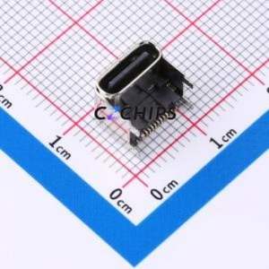 HC-TYPE-C-16P-032D USB Connector SMD Connector ( Connector Type: Type-C )( Gender: Female )( Mounting Type: Horizontal Mount ) - Product Image 1