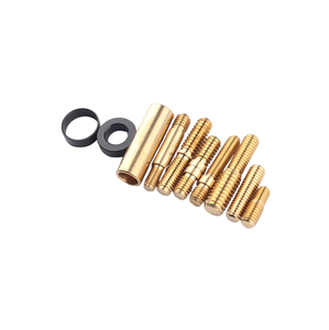 11Pcs Bullet Antenna Brass Aluminum CNC Precision Installation Hardware Kit Universal American Pickup Truck Mounting Adapters - Product Image 2