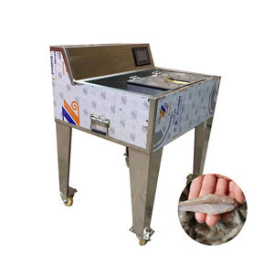 Máquina de corte de apertura trasera de gambas de tigre negro comercial Máquina de eliminación de venas abridor de cabeza de Camarón fresco - Product Image 1