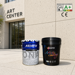 สีทาผนังลายหินธรรมชาติ กันน้ำ ทนทานต่อสภาพอากาศ สีทาผนังภายนอกลายหินเทียม - Product Image 2