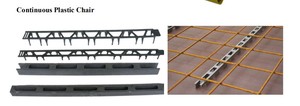 ESPACIADOR lineal de plástico para construcción de hormigón, barra de refuerzo protectora para silla, espaciador de escalera para hormigón reforzado - Product Image 6