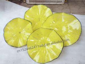 Plaques en <span class=keywords><strong>verre</strong></span> <span class=keywords><strong>de</strong></span> Murano <span class=keywords><strong>de</strong></span> couleur jaune <span class=keywords><strong>sur</strong></span> l'art <span class=keywords><strong>de</strong></span> décoration murale Design personnalisé Art mural en <span class=keywords><strong>verre</strong></span> soufflé - Product Image 6