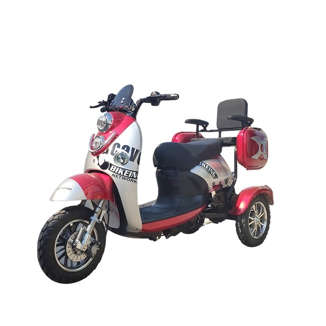 2020 Hot Sale New Design Tricycles 10inches 800W 3 Wheels Adults Electric Scooters E Motos Motorcycles 3 Wheels Mobility Scooter