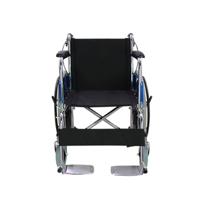 Foldable Wheelchair W809B Manual Steel Tubing Rear Brake Lightweight For Seniors Disabled <b>Persons</b> - Product Image 4