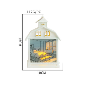 Lámpara de <span class=keywords><strong>mesa</strong></span> con luz nocturna de estilo Ins, Pintura transparente, candelabro de luz solar LED sin llama, adorno pequeño <span class=keywords><strong>para</strong></span> decoración de ambiente - Product Image 5