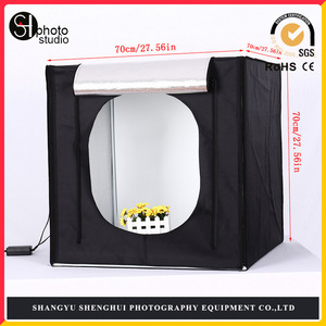 SH Photo Studio 70CM LED Photography Light Box Kit 70x70x70cm PVC Material For Product Photography - Product Image 3