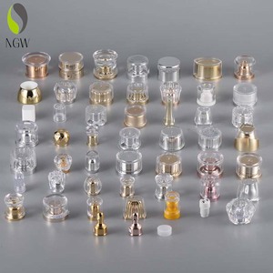 Custom Plastic Tube Aluminum Plastic Tube Flip Thread Cap Acrylic Cap with Pump Ball Shaker Cosmetic Packaging Cap