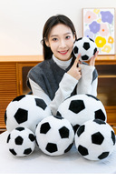 Peluche de football créative en 3D pour le commerce extérieur, rembourrage en coton PP, 11-30 cm, unisexe, jouets en peluche personnalisés