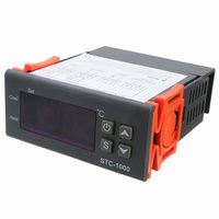 STC-1000 régulateur de température numérique Thermostat 110V 1M capteur étanche chauffage refroidissement LED relais de contrôle de température