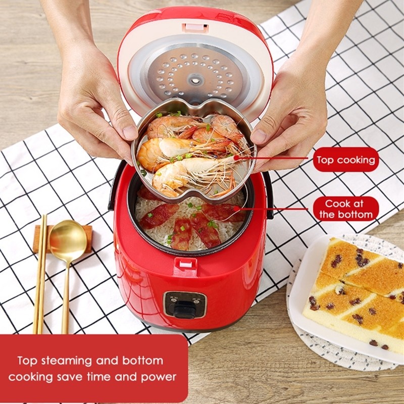 小さなベビークックピーチハート型炊飯器スマートミニ炊飯器