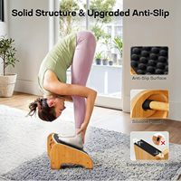 Repose-pieds en bambou sous le bureau, repose-pieds ergonomique avec 4 options de hauteur et angles réglables