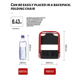 Silla plegable al aire libre ultraligero portátil Little Mazar cola artefacto Metro Banco silla - Product Image 3