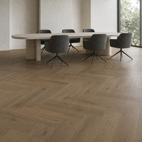 Suelos de roble al por mayor, estilo espiga de tablones anchos, tablas de madera de gran formato para oficina