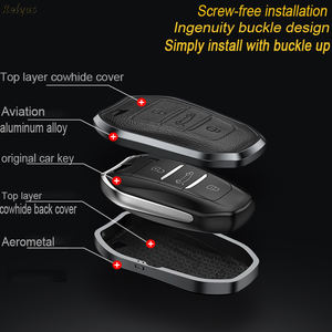 Porte-clés de voiture en aluminium pour Peugeot 208 307 301 308 307 408 508 2008 3008 4008 5008 RCZ pour Citroën <span class=keywords><strong>C4</strong></span> C3 C6 C4L <span class=keywords><strong>Picasso</strong></span> DS3 DS4 - Product Image 2