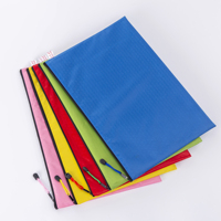 Bolsa impermeable de PVC para guardar lápices, bolsa de malla con cremallera, organizador de viaje A6, carpeta de archivos Oxford, para la escuela y la oficina