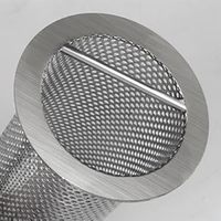 Filtre de sol perforé en acier inoxydable, panier filtrant, filtre à cheveux, passoire pour évier de cuisine, salle de bain