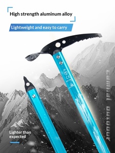Hacha de Hielo Multifuncional Camnal para Escalada en Hielo y Romper Hielo, <span class=keywords><strong>Piolet</strong></span> Grande y <span class=keywords><strong>Piolet</strong></span> de Senderismo con Pequeña Azada - Product Image 2