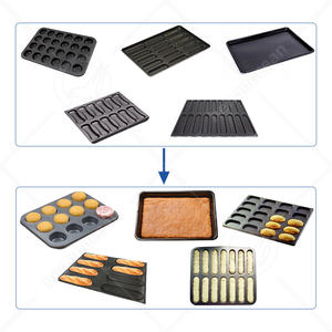 Ligne de production de gâteaux commerciale, machine automatique de remplissage de muffins et de cupcakes pour les boulangeries, machine à fabriquer des biscuits - Product Image 4