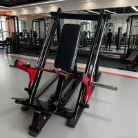 Máquina de remo comercial de acero para gimnasio, equipo de fitness para ejercicios laterales de espalda, remo, deltoides y entrenamiento de fuerza lateral de espalda