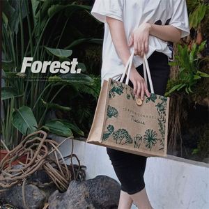 Wholesale Eco-Friendly Custom Logo Laminated Reusable Plain Gunny <b>Jute</b> Burlap <b>Tote</b> <b>Bag</b> - Product Image 4